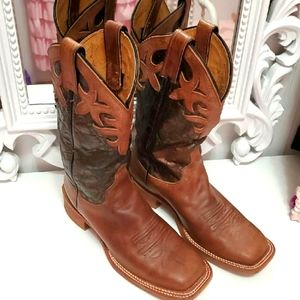 Justin western boots Women Square toe